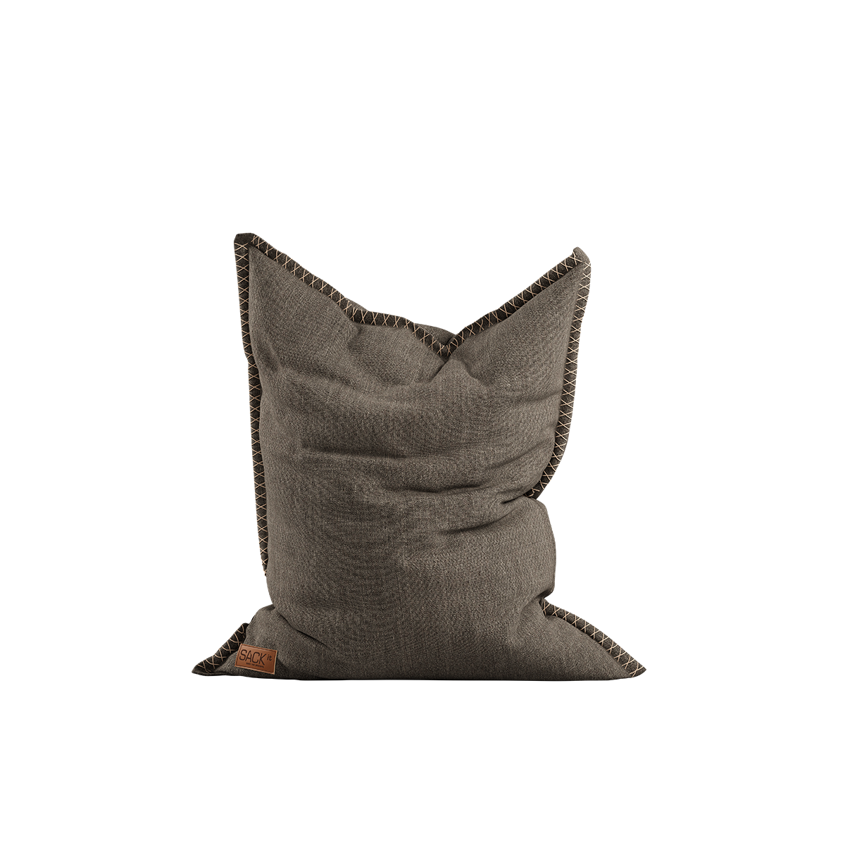 Cobana Junior Beanbag i brun, vannavstøtende og slitesterk sakkestol for barn.