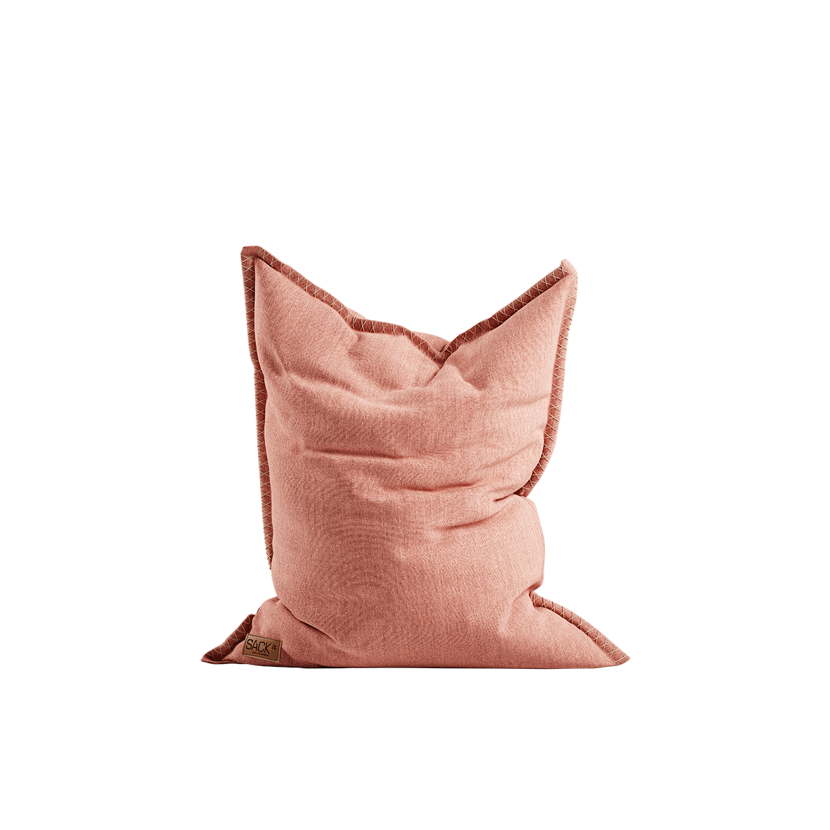 Cobana Junior Beanbag i rosa, vannavstøtende sakkestol for barn med mykt, slitesterkt trekk.