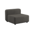 Kirra Noir Cobana Lounge Sofa modul i svart med aluminiumsramme og tekstilsete.