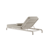 Kirra Sunbed solseng i sandfarge med justerbar ryggstøtte og aluminiumsramme.