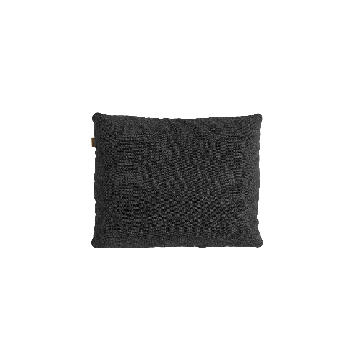 Svart Cobana Cushion utendørspute i vannavstøtende Olefin-stoff med skumfyll, 62x51x18 cm.