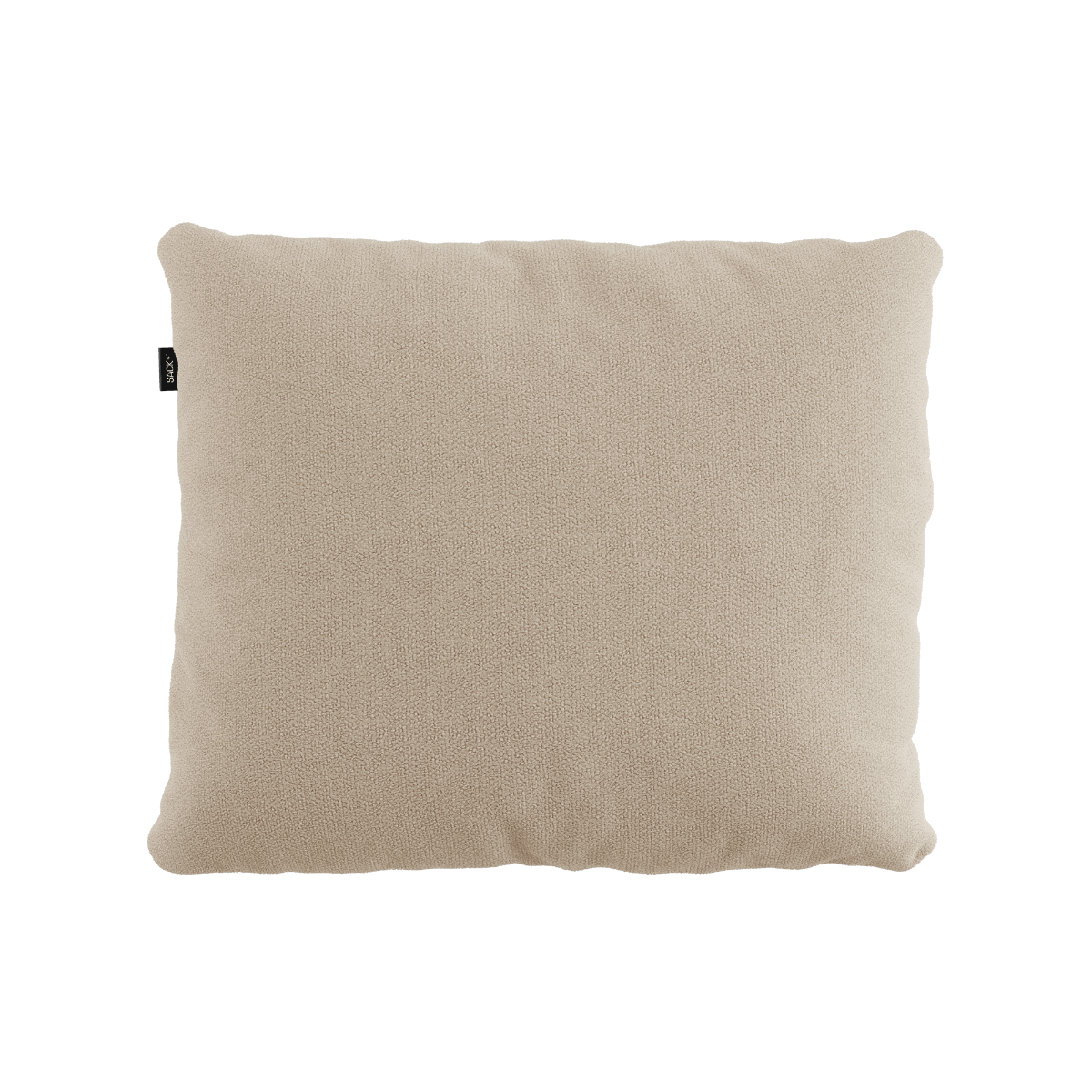 Bouclé Beige Cobana Cushion with soft foam filling for outdoor sofa, water-resistant and durable textile.