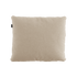 Bouclé Beige Cobana Cushion with soft foam filling for outdoor sofa, water-resistant and durable textile.