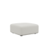 Fjord Sofa pouf i lys Sealife Ivory tekstil med myke, avrundede kanter og skandinavisk design