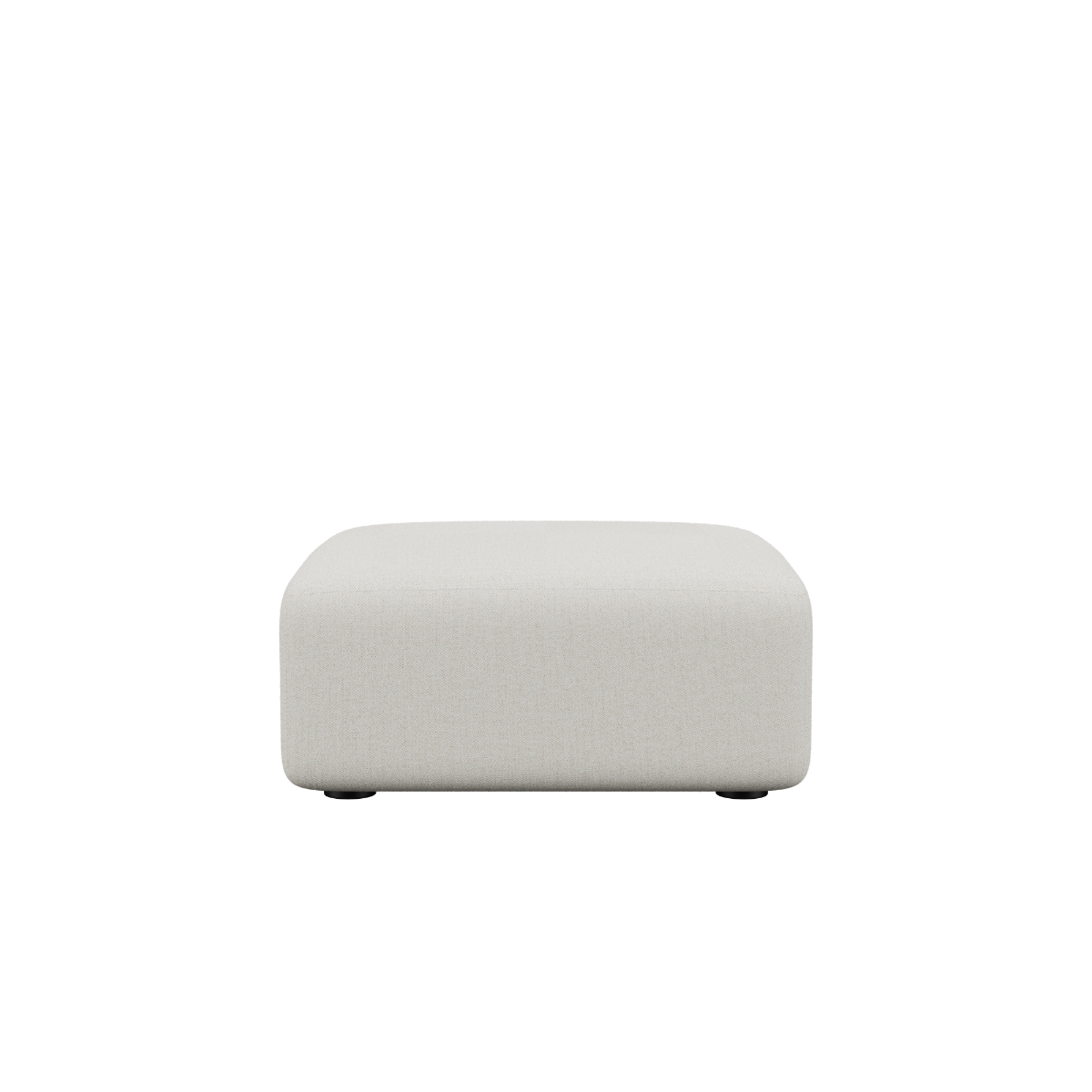 Fjord Sofa pouf i Sealife Brown med myke, avrundede kanter og tekstil i resirkulert materiale.