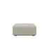 Fjord Sofa - Pouf i myk Cosmo Beige tekstil med avrundede kanter og modulær design.