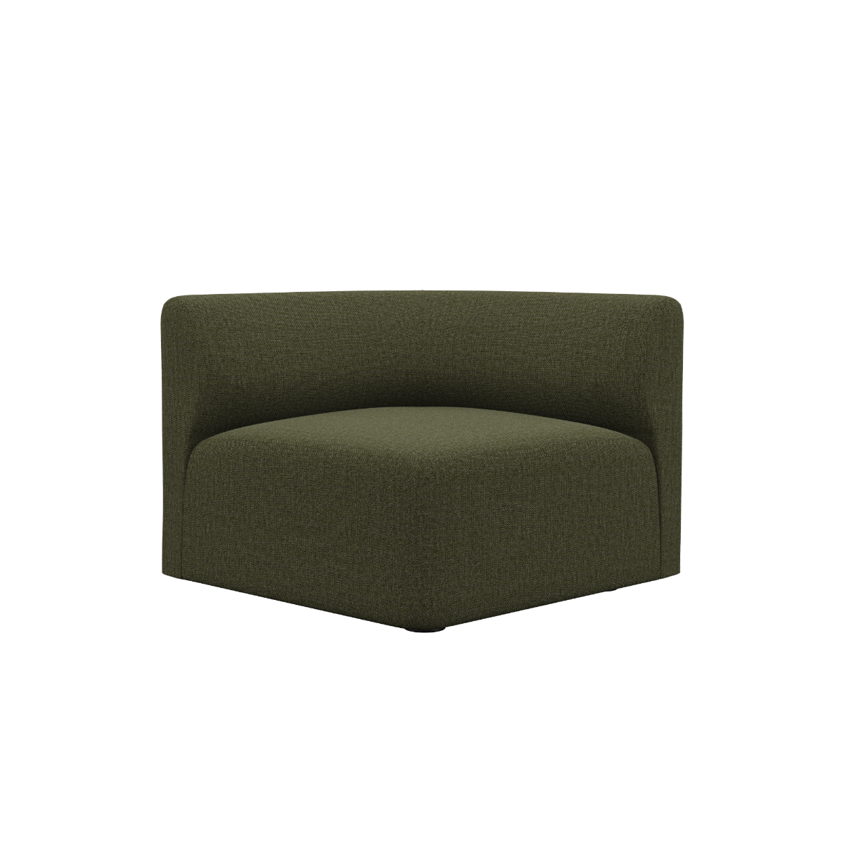 Fjord Sofa hjørneavdeling høyre i Cosmo Mustard farge med myke linjer og skandinavisk design.