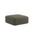 Fjord Sofa pouf i Cosmo Stone farge med myke, avrundede kanter og tekstil i boucle.