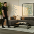 Fjord Sofa 3-seter med myke linjer og skandinavisk design i lyst, nøytralt rom