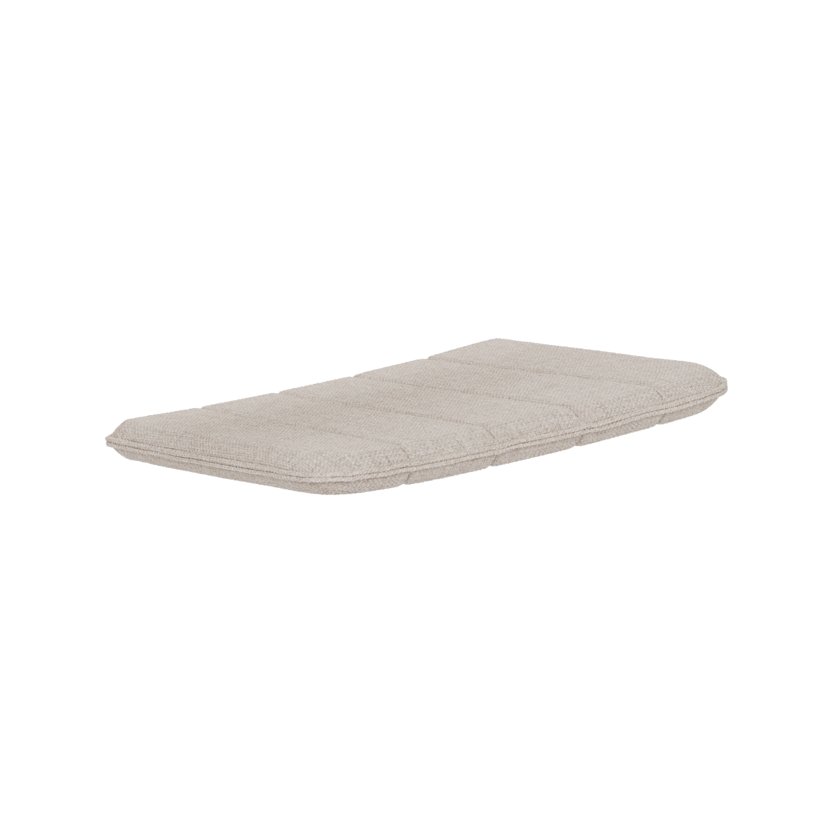 Lys beige sittepute med avrundede kanter til Kirra Patio Lounge Chair fra sackit for komfortabel avslapning utendørs i nordisk vær.