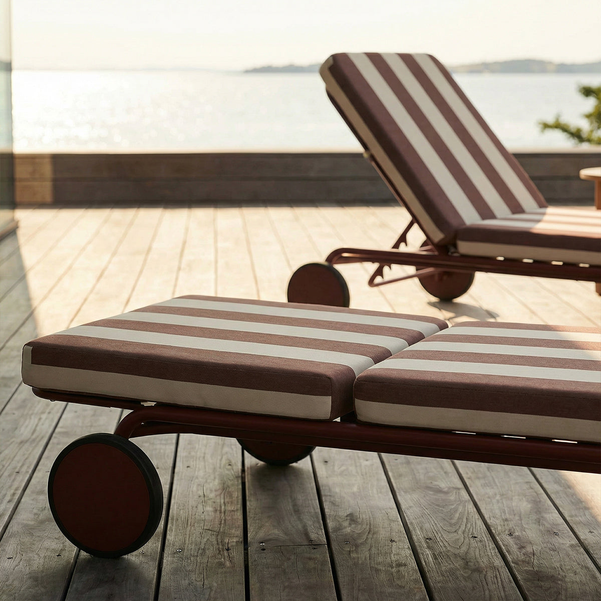 Mollis Sunbed - Mollis Solseng i Olefin & Aluminium | sackit