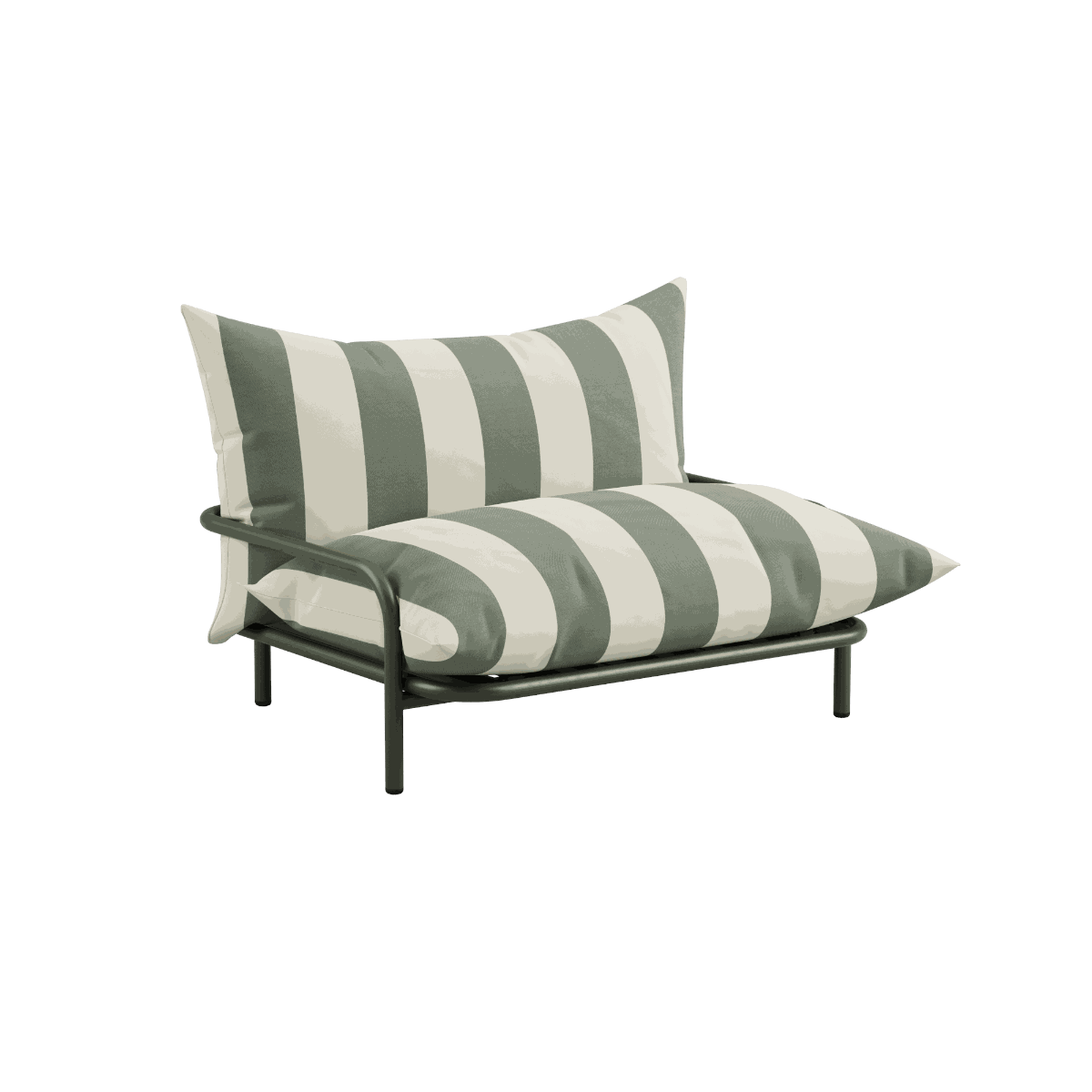 Sandfarget vannavvisende trekk til Mollis Lounge Chair laget av elastisk materiale