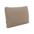 Rektangulær Soft Sofa Indoor Cushion i Teddy Brown tekstil med kaldskumfyll, enkel og myk pute.