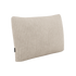 Rektangulær Soft Sofa Indoor Cushion i beige corduroy med brede ribber, avtakbart trekk.