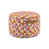 SACKit Pouf Indoor i Levanka tekstil, rund puf med kaldskumfyll og sklisikre punkter.